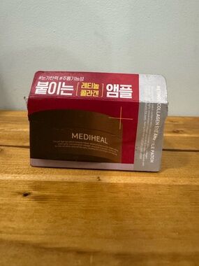 Mediheal Retinol Collagen Eye Ampoule - Red & Gold Box